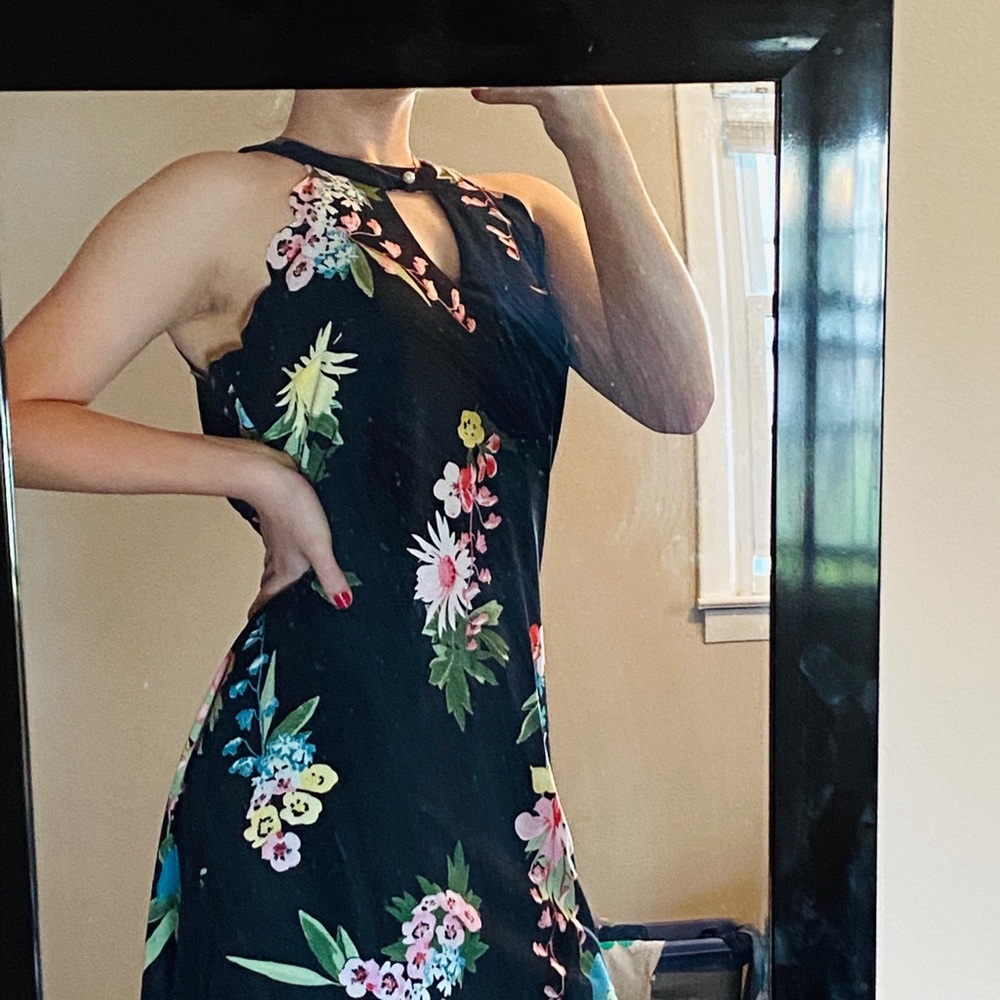 Black Floral Dress